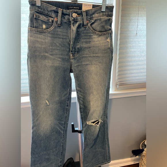 Lucky Brand Denim - NEW Lucky Brand Bridgette High Rise Crop Mini Boot Jeans Size 4/27